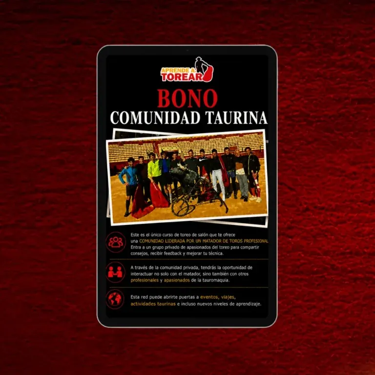 Bono 1: Comunidad Taurina