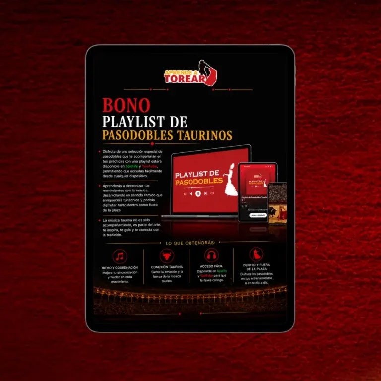 Bono 3: Playlist de pasodobles taurinos